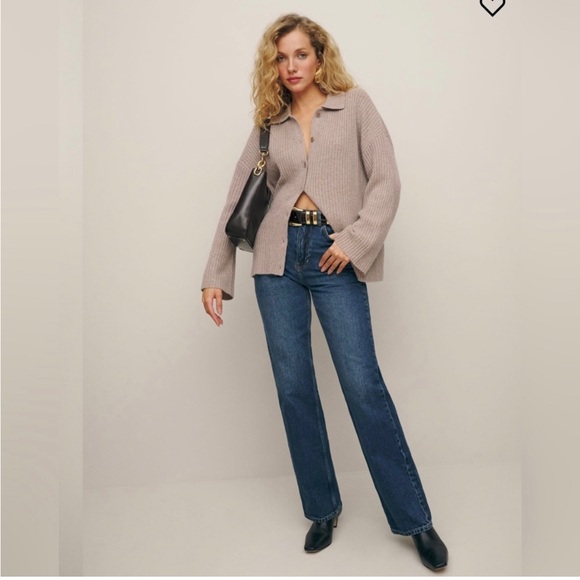 Reformation Sweaters - Reformation Fantino Cashmere Sweater Sz L